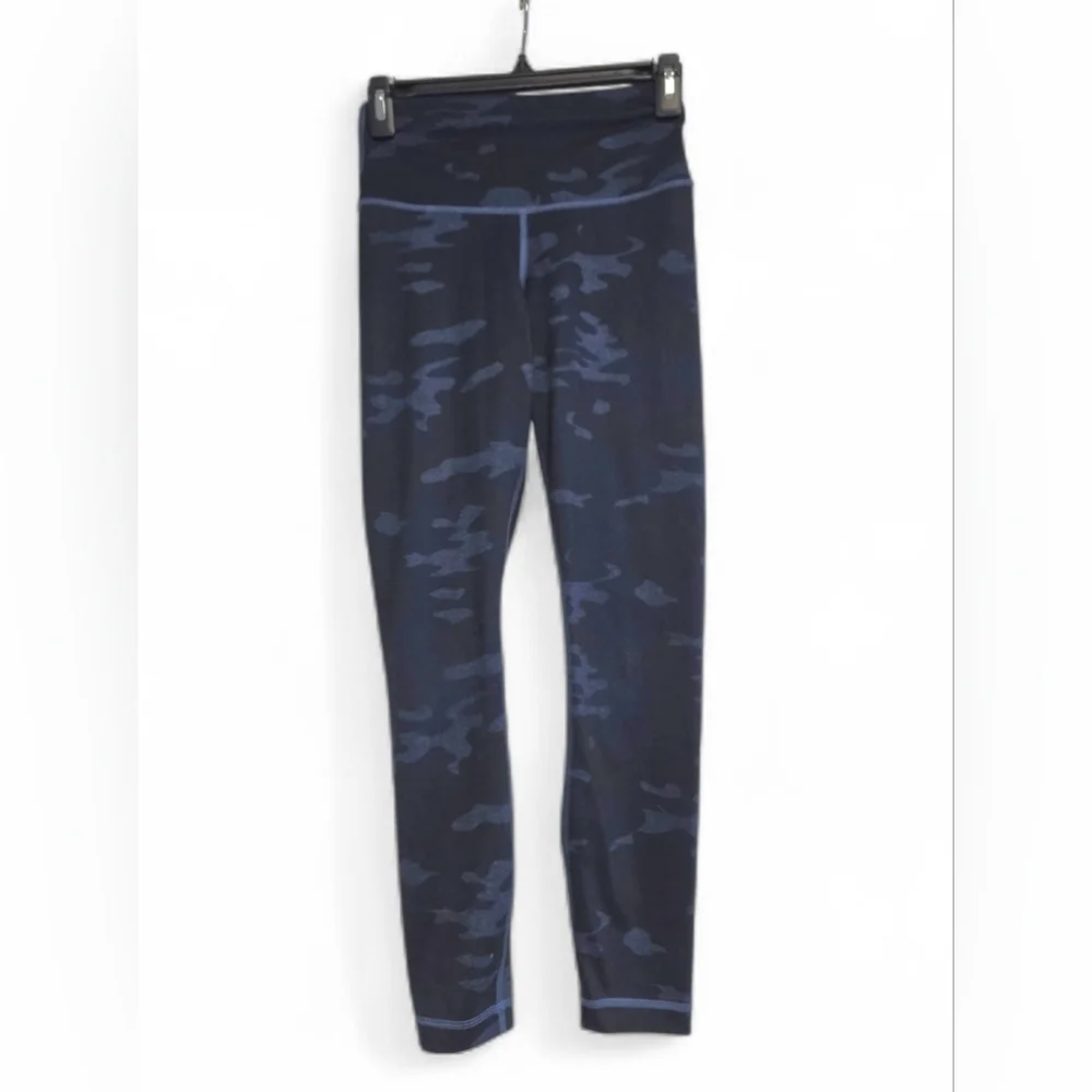 ❤️ 3 For 15 lululemon athletica Heathered Blue Camo Leggings Size XXSmall